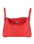 Lindy 30 In Togo Rouge De Coeur, front view
